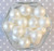 20mm Soft white wrinkle pearl bubblegum beads