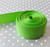 7/8" Apple green solid Offray grosgrain ribbon 10 yards