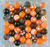 Cleveland Browns orange and brown bubblegum bead wholesale kit