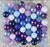 Midnight blue bubblegum bead wholesale kit