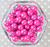 12mm Wild berry pearl bubblegum beads