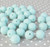 20mm Light blue Dewdrop bubblegum beads