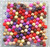 12mm Fall Berries bubblegum bead mix