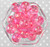 20mm Bubble bead Shocking Pink round AB acrylic beads