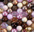 Violet Brown bubblegum bead wholesale kit