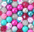 Galaxy glitter bubblegum bead wholesale kit