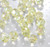 20mm Light yellow AB faceted bubblegum beads