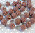 20mm Brown Dewdrop bubblegum beads