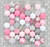 Pink Ice bubblegum bead wholesale kit