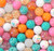 Tangerine Pink Splatter bubblegum bead wholesale kit