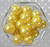 Whole Bag 20mm Yellow Gingham Pearls bubblegum beads