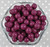12mm Currant solid bubblegum beads