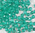 12mm Teal facet bubblegum beads
