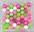 Hot Pink and Lime bubblegum bead wholesale kit