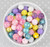 16mm Easter Brights bubblegum bead mix