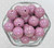 20mm Victorian Mauve solid AB bubblegum beads