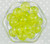 20mm Lime green fizzy pop bubblegum beads