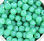 Jade opal 12mm faceted round Czech fire polished glass beads