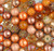 Copper Crush bubblegum acrylic bead bulk mix