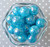 Wholesale 20mm Turquoise AB crackle bubblegum acrylic beads 100pc