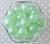 Wholesale 20mm Mint green AB crackle bubblegum beads 100pc