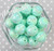 Wholesale 20mm Mint AB bubblegum beads 100pc