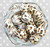 Wholesale 20mm Leopard print bubblegum beads 100pc