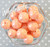 Wholesale 20mm Peach AB bubblegum beads 100pc