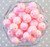 16mm Light Pink Solid AB bubblegum beads