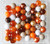 Pumpkin Pie bubblegum bead bulk mix