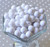 12mm White solid bubblegum beads for children's DIY jewelry