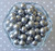 12mm Grey pearl small chunky bubblegum beads