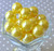 20mm Lemon yellow pearl bubblegum beads for children's jewelry