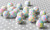 20mm Easter confetti AB rhinestone chunky plastic beads