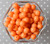 12mm Tangerine orange solid small bubblegum beads in bulk