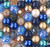 Bronze, navy, and sapphire blue bubblegum bead wholesale kit