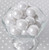 Wholesale 20mm White pearl bubblegum beads - 100 piece