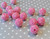 Wholesale 20mm Shocking pink AB rhinestone chunky beads - 100 piece