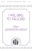 Product image for I Will Sing to the Lord | Hinshaw Music | SATB | My Worship Store