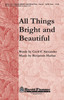 Product image for All Things Bright and Beautiful | Shawnee Press | SATB with flute | My Worship Store