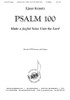 Product image for Psalm 100 | Alliance Music Publications | SATB | My Worship Store