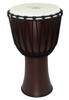 Product image for 10 inch. Fiberglass Djembe - Rope Tuned | Tycoon Percussion | Dark Brown Finish | My Worship Store