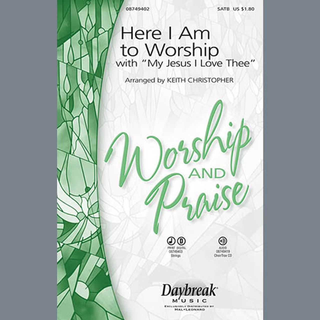 Here I Am To Worship with My Jesus, I Love Thee - Bb Clarinet 1,2 | Choral Instrumental Pak | 3266032 | Digital Sheet Music | My Worship Store