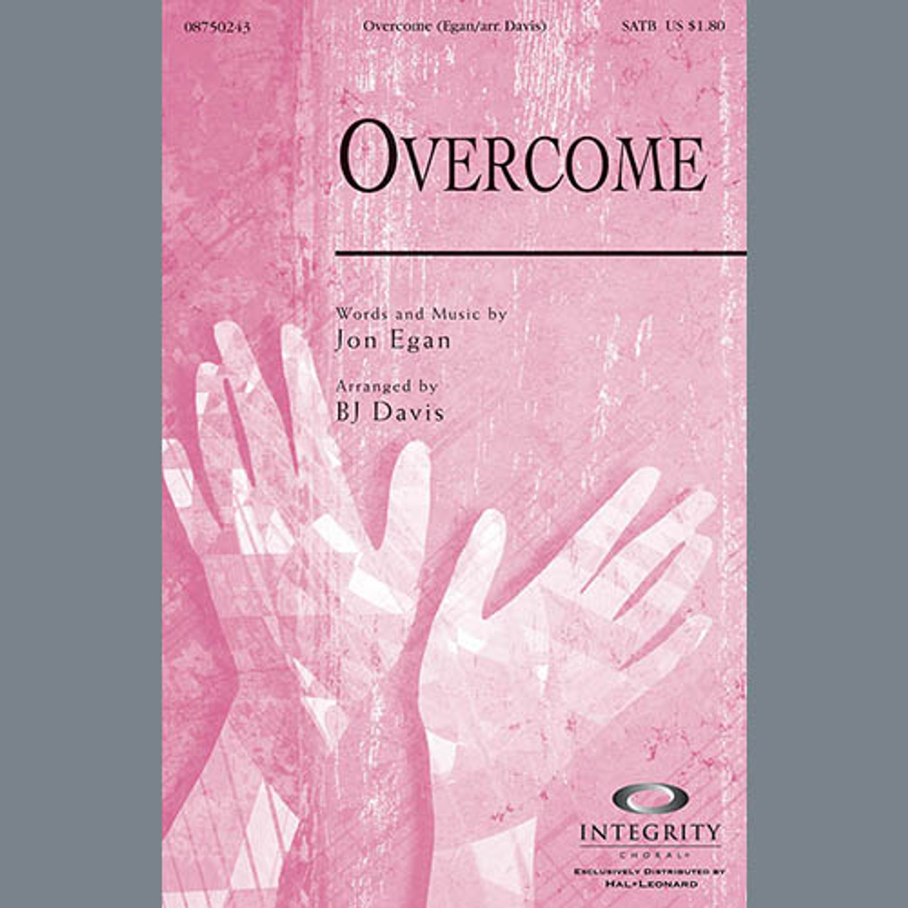 Overcome - Bass Clarinet (sub. dbl bass) | Jeremy Camp | Choral Instrumental Pak | Digital Sheet Music | My Worship Store