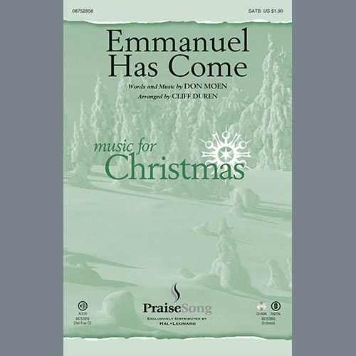 Product image for Emmanuel Has Come | Don Moen | Choral | Digital Sheet Music | My Worship Store