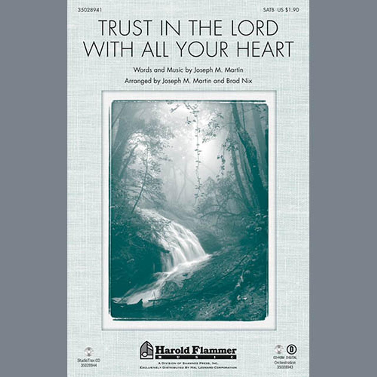 Trust In The Lord With All Your Heart - Trombone 1 & 2 | Brad Nix | Choral Instrumental Pak | Digital Sheet Music | My Worship Store
