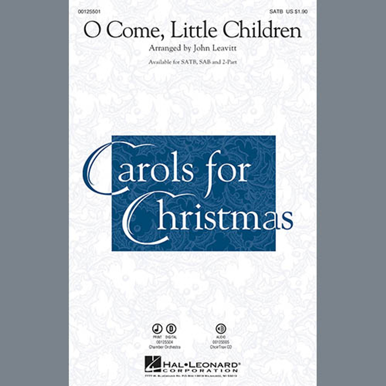 O Come, Little Children - Contrabass | C. von Schmidt | Choral Instrumental Pak | Digital Sheet Music | My Worship Store