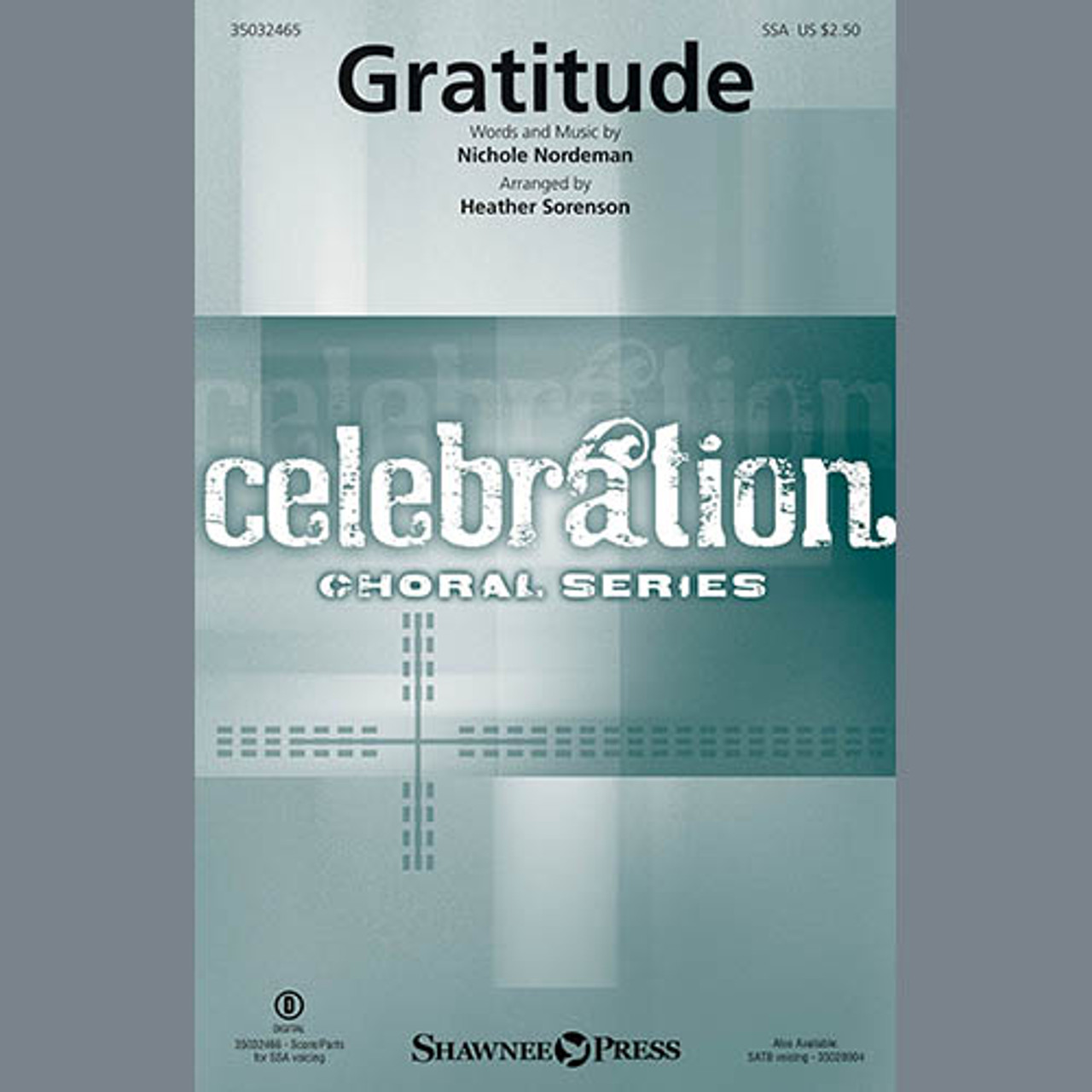 Gratitude (arr. Heather Sorenson) - Violin | Nichole Nordeman | Choral Instrumental Pak | Digital Sheet Music | My Worship Store