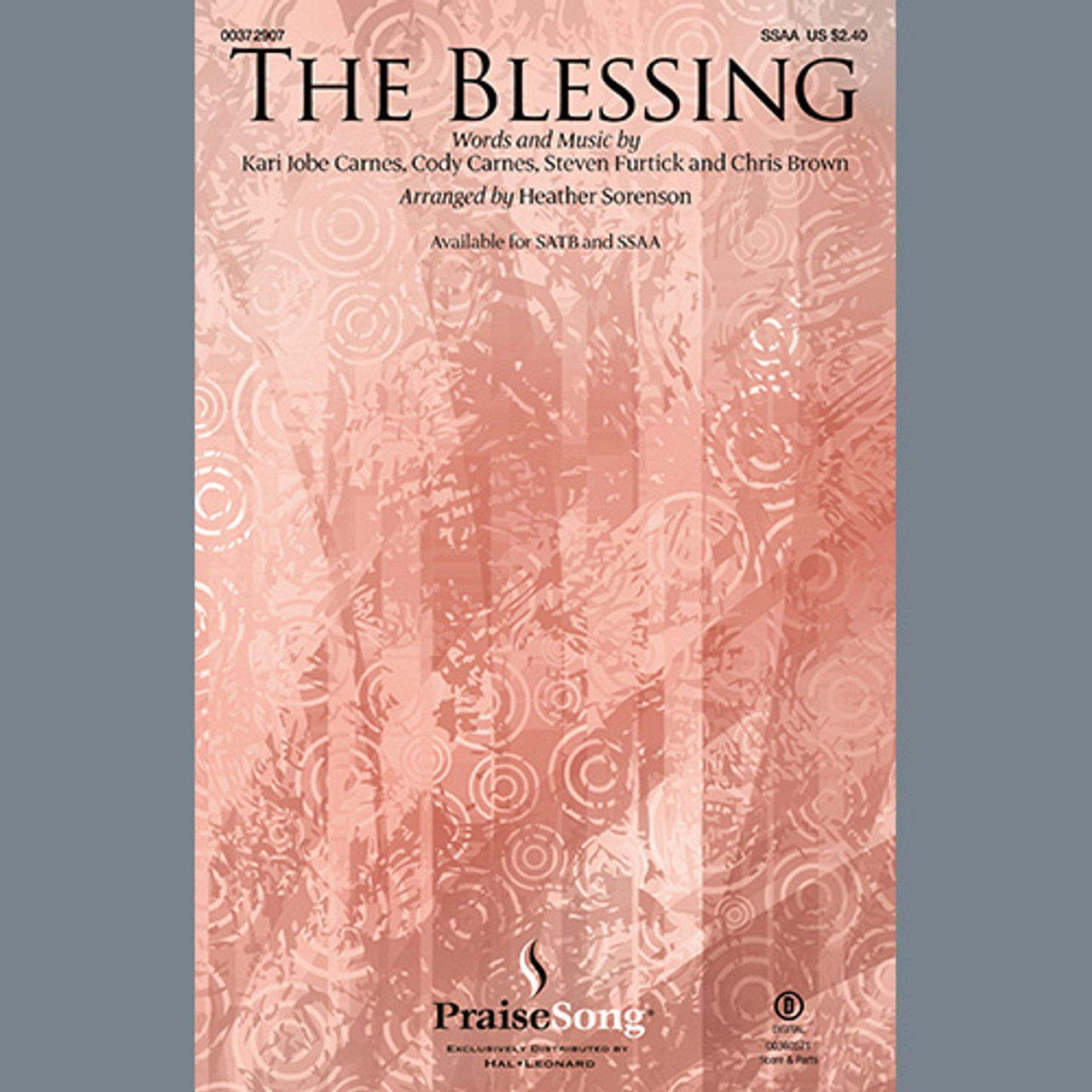 Product image for The Blessing (arr. Heather Sorenson) | Kari Jobe & Cody Carnes | Choral | Digital Sheet Music | My Worship Store