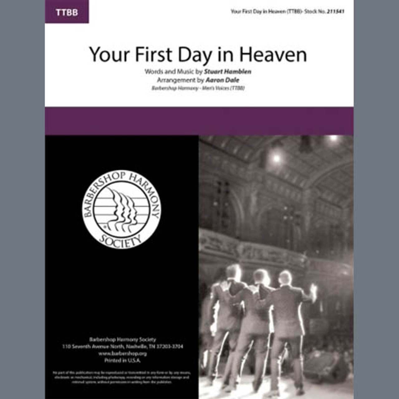 Your First Day in Heaven (arr. Aaron Dale) | The Buzz | Choral | Digital Sheet Music | My Worship Store